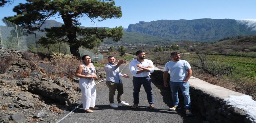 Cabildo y Ayuntamiento de El Paso actuarán en los caminos El Arenero y Piedras Blancas para mejorar la protección forestal de la zona