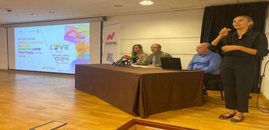 El Love Festival genera una producción sobre la economía de La Palma valorada en seis millones y un impacto publicitario de 1,4 millones