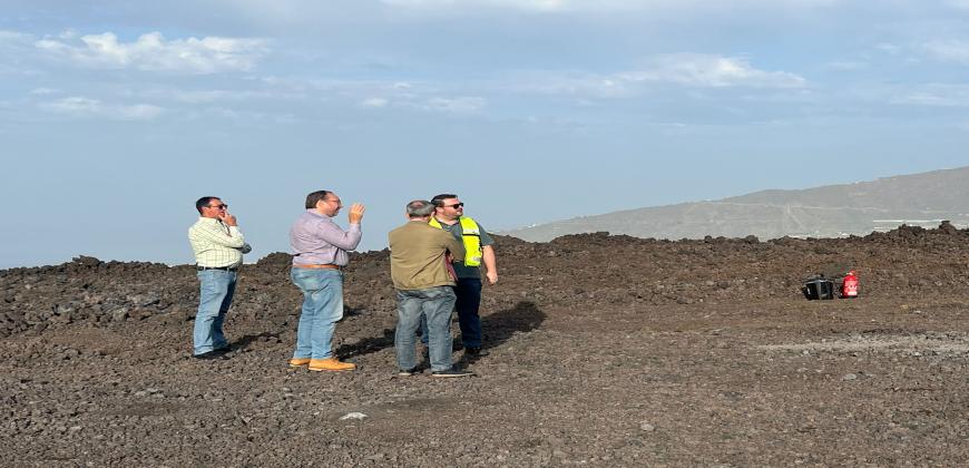 El Cabildo trabaja en la reconstrucción de la planta de transferencia en el Callejón de la Gata