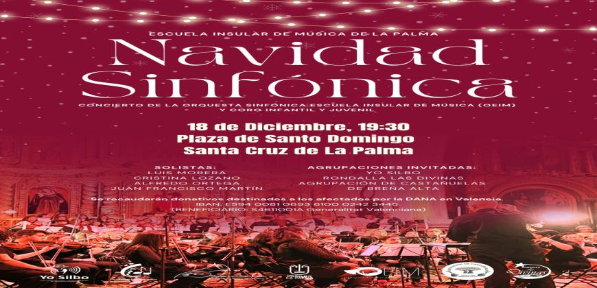 El concierto ‘Navidad Sinfónica’ de la Escuela Insular de Música reúne talento y solidaridad