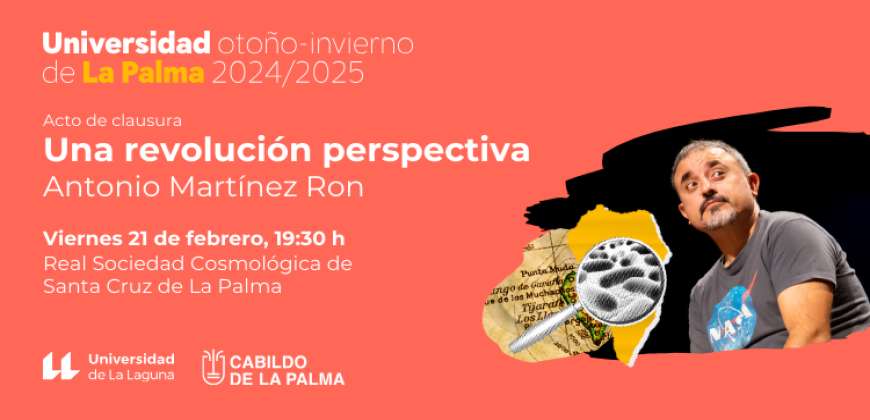 La Palma clausura la Universidad de Otoño-Invierno con una conferencia de Antonio Martínez Ron