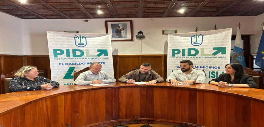 El PIDL impulsa proyectos clave para El Paso con más de tres millones de euros de inversión 