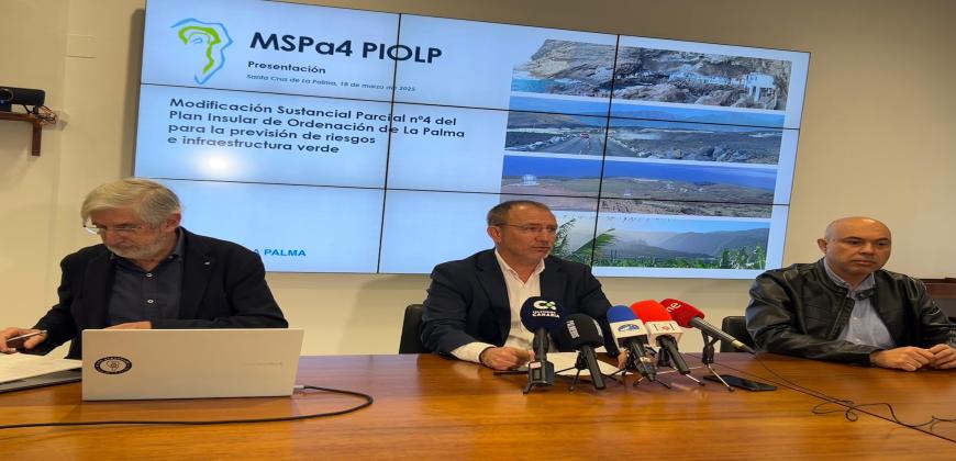 La Palma incorporará la prevención de riesgos y las infraestructuras verdes a su planeamiento insular