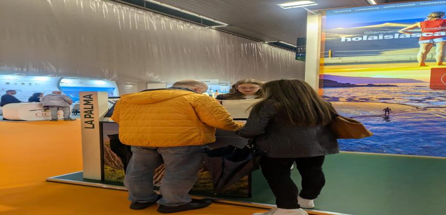 La Palma se promociona como destino turístico en la feria Expovacaciones