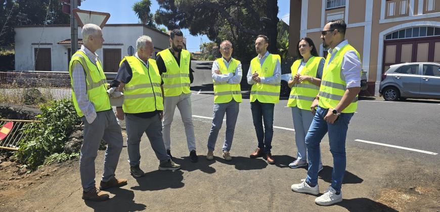 El Cabildo inicia la obra del paseo peatonal que mejorará la conectividad entre El Llanito y Las Ledas