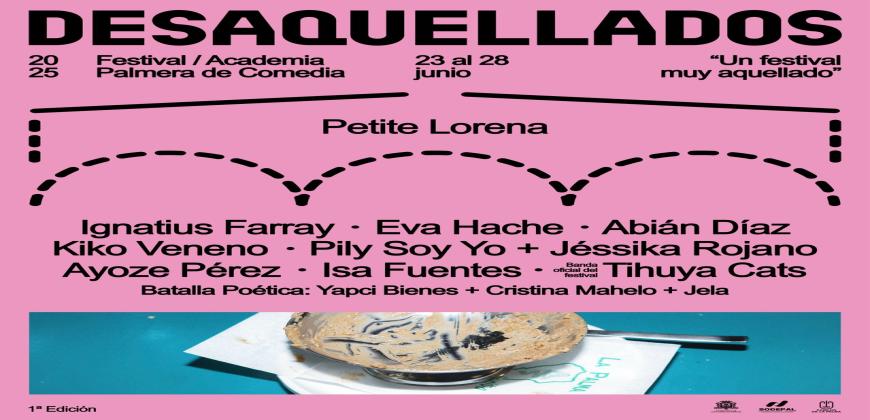 El Cabildo de La Palma y Sodepal impulsan la dinamización de Puerto Naos con el Festival Desaquellados 2025