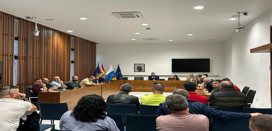 Reunión con el sector del taxi.