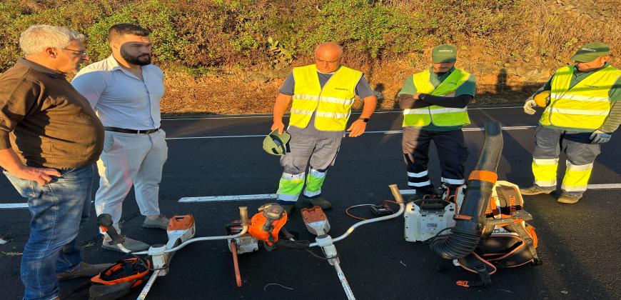 Limpieza de las vías.