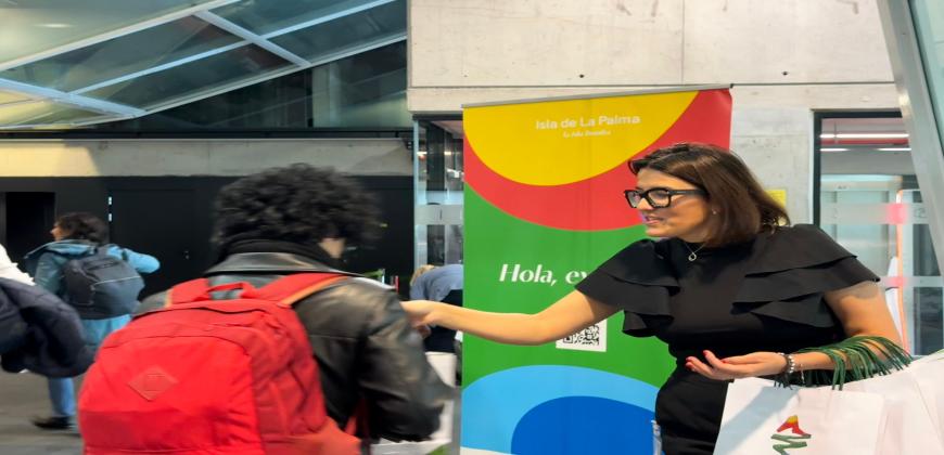 La Palma recibe el primer vuelo procedente de Basilea 