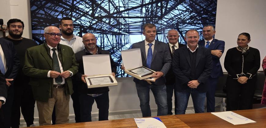 Entrega de placas del concurso de fotografía de prevención de riesgos laborales de FEPECO.