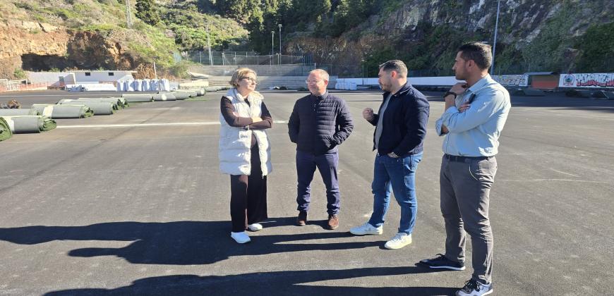 Remodelación del campo de fútbol de Tijarafe.