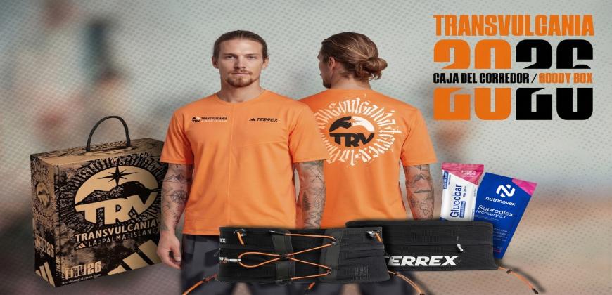 Caja del corredor de la Transvulcania. 