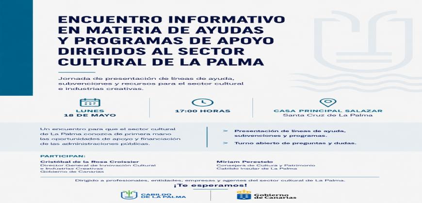 Celebramos junto al Gobierno de Canarias una jornada para informar al sector cultural sobre ayudas y subvenciones